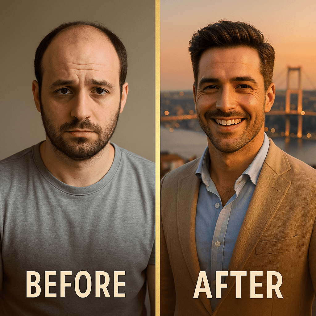 Male hair transplant in Istanbul with natural saç ekimi results – Contlyze